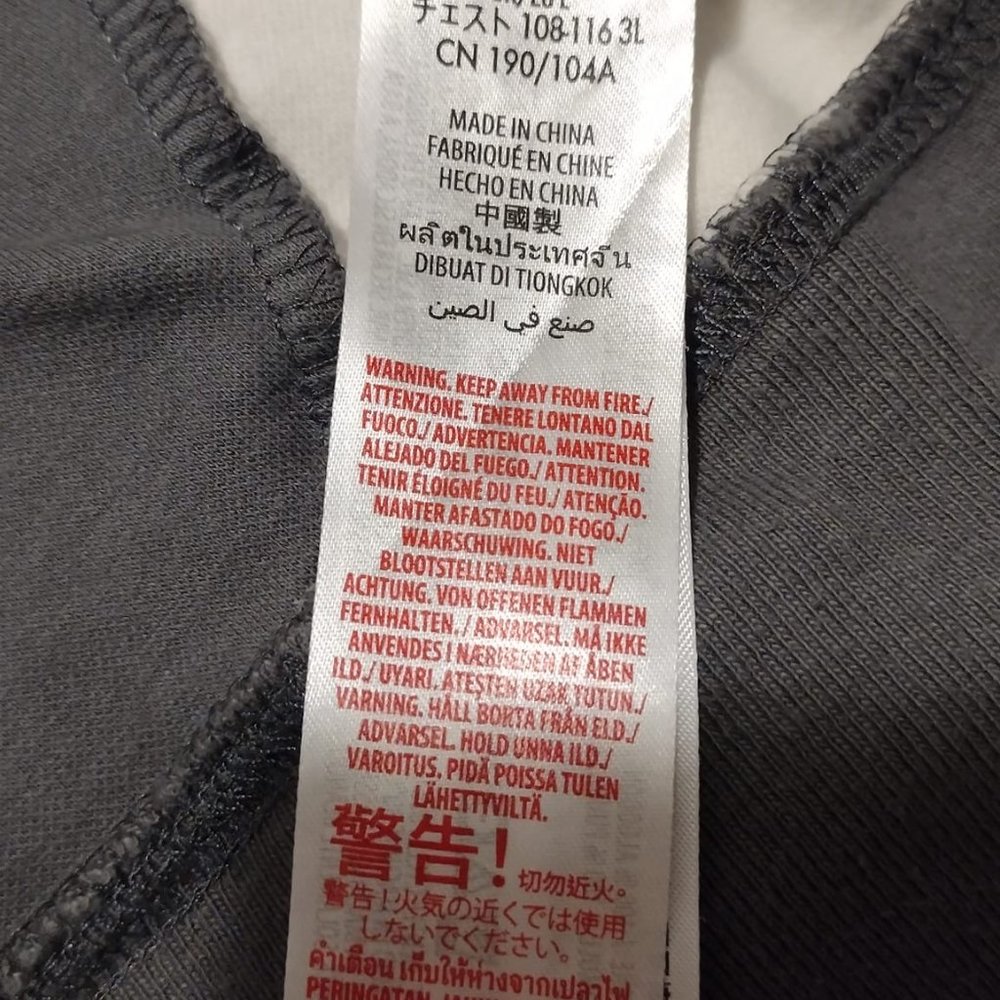 Disney Parks Walt Disney World Gray Zip Track Jacket Spirit Jersey Sz L - Picture 10 of 11